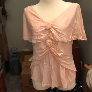 NEW Sundance Women’s Ruffled T-shirt XL